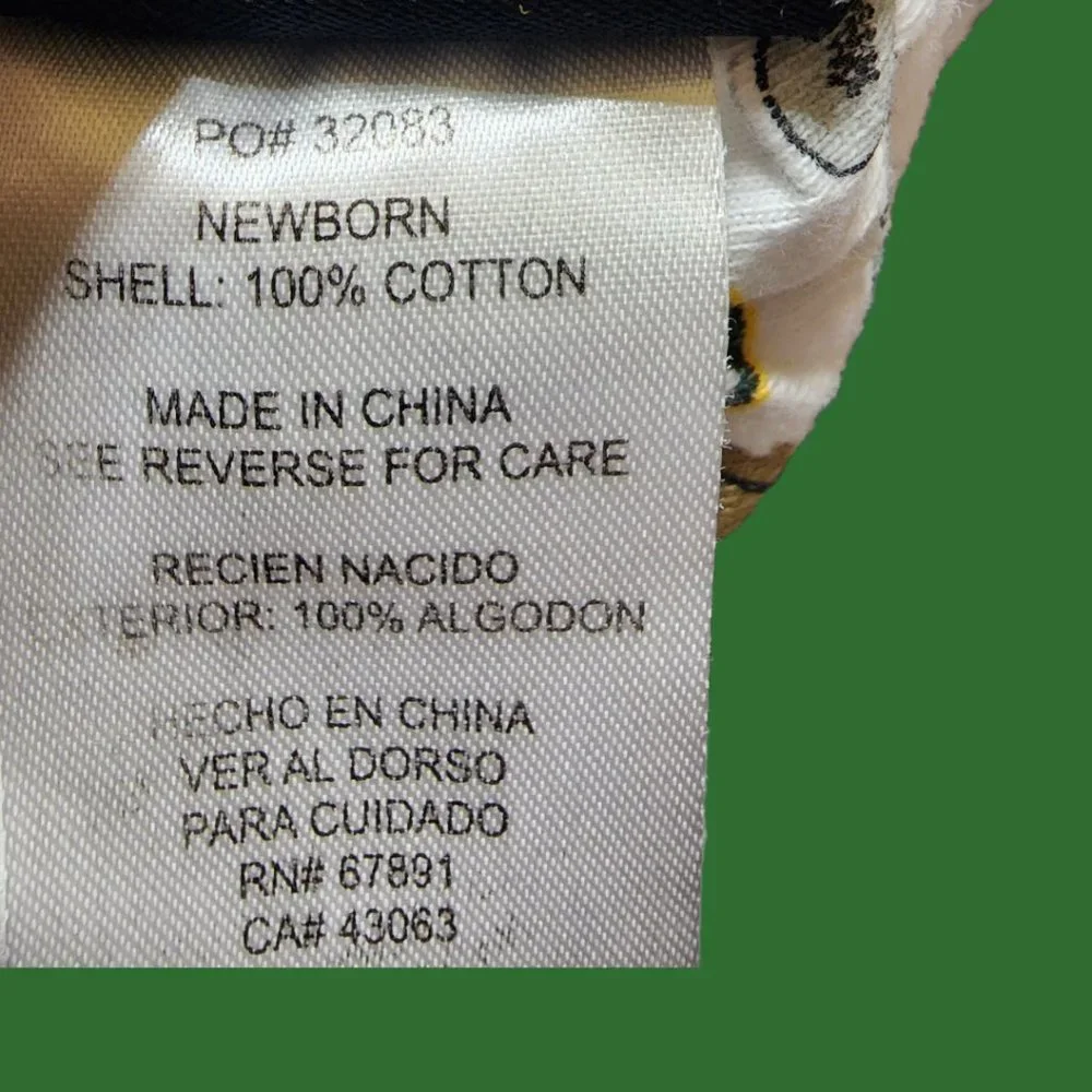 NFL PACKER newborn beanie.